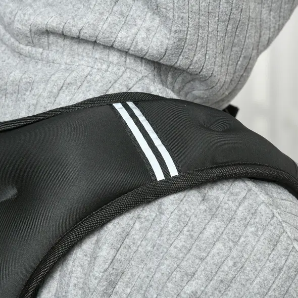 HOMCOM 5KG Weighted Vest, Running Weight Vest with Adjustable Strap, Convenient Pocket and Reflective Strips for Men and Women - 9