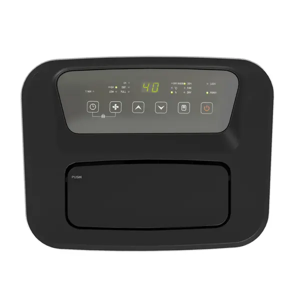 HOMCOM 6000mL Portable Dehumidifier with 24H Timer, 3 Dehumidifying Modes, 20L/Day, for Home Laundry Basement - 8