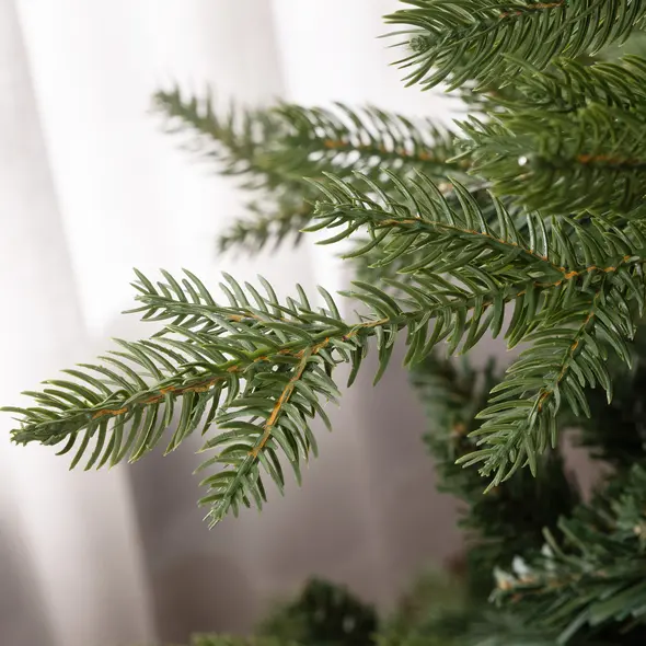 HOMCOM 7ft Bare Artificial Christmas Tree, with 2445 Tips - Green - 9