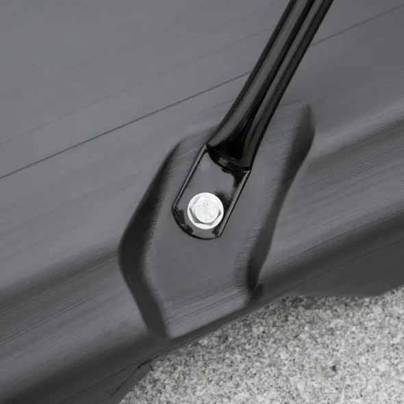 HOMCOM Adjustable Basketball Hoop and Stand, with Wheels and Weight Base Black - 8