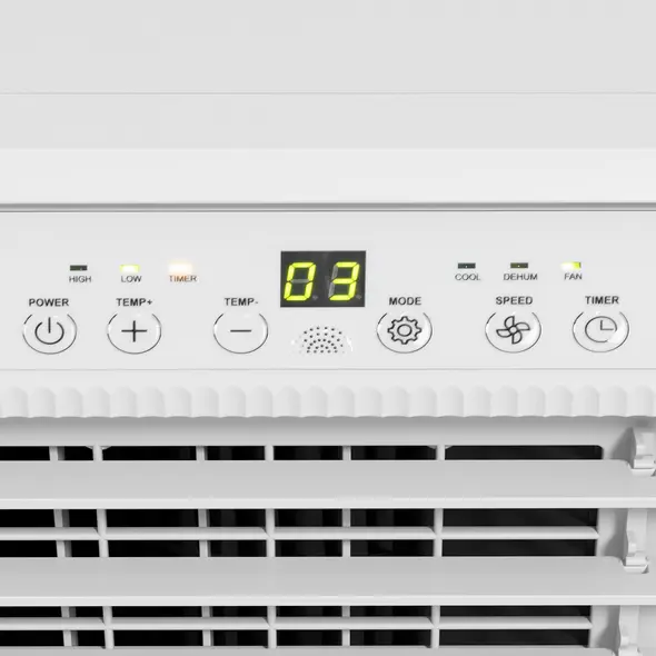 HOMCOM 9,000 BTU Mobile Air Conditioner for Room up to 28m², with Dehumidifier, 24H Timer, Wheels, Window Mount Kit - 9