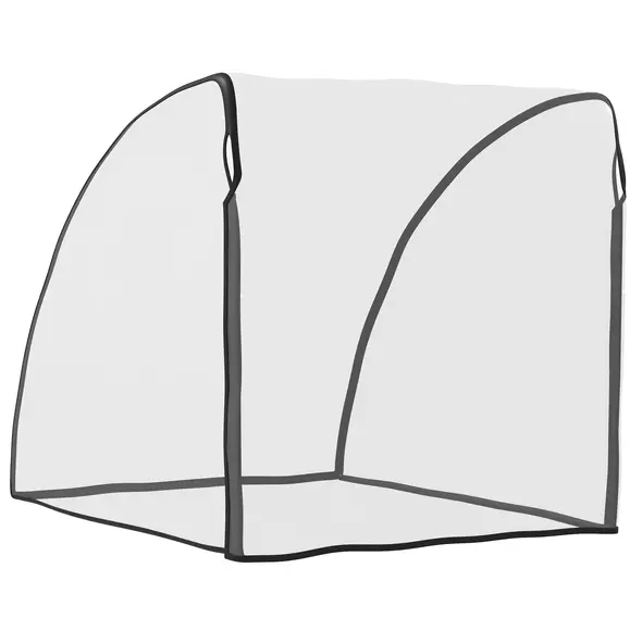 HOMCOM Baby Bike Trailer Cover, Anti Dust Rain Snow, Cold Wind, 76 x 61 x 61 cm - 9