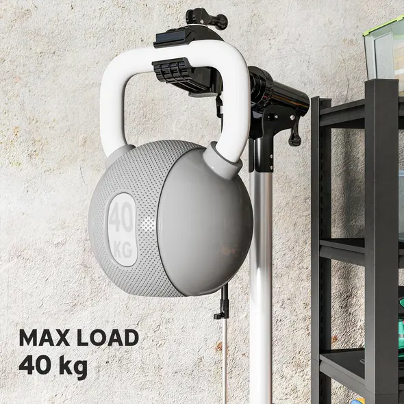 HOMCOM Bike Repair Stand, Max Load 40kg, Foldable, Height Adjustable, for Road Bike, Mountain Bike, E-bike - 7