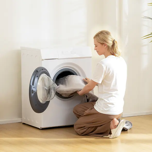 HOMCOM Electric Heated Blanket Throw 140 x 160cm with Dual Controllers, Machine Washable Heated Throw Blanket with Ultra Soft Flannel Fabric, 5 Heating Levels, 10 Hour Timer, Grey - 9