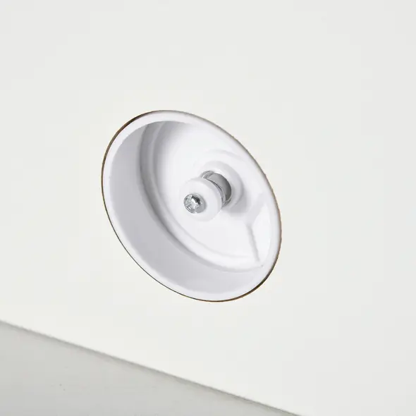 HOMCOM Floating TV Unit Stand for TVs up to 40", Wall Mounted Media Console with Storage Shelf, Entertainment Center, White - 9