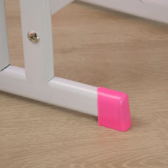 HOMCOM Kids Adjustable Desk and Chair Set, Book Stand, Pen Slot - Pink - 9