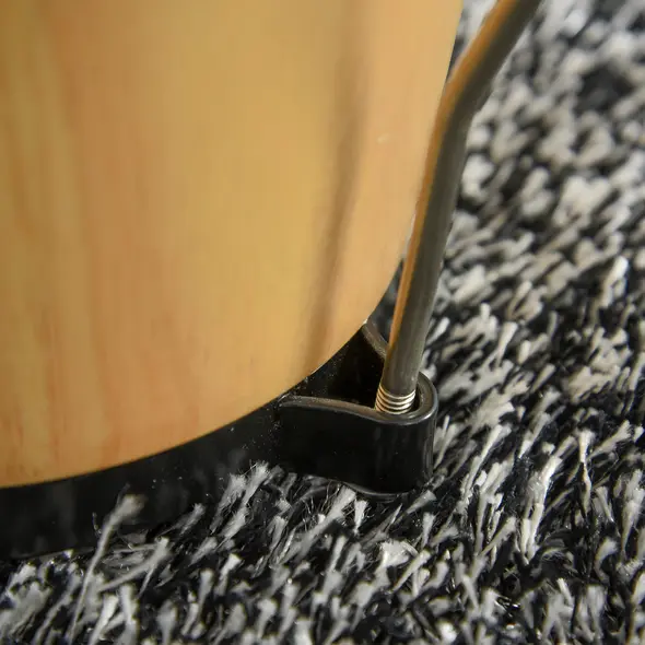 HOMCOM Wooden Bongo Drum Set Φ7.75" & Φ7" w/ Drum Head, Percussion Instrument, Drums, Tuning Wrench For Adults Beginners - 8