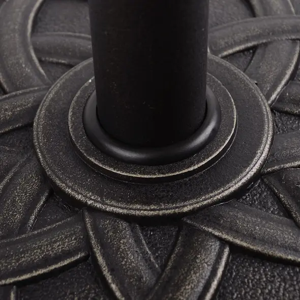 Outsunny 19KG Resin Umbrella Base Garden Parasol Base Stand Round Sun Shade Holder Suitable For Pole Between Φ38mm to Φ48mm - 8