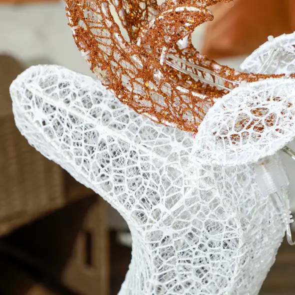 Outsunny 170 LED Light Reindeer and Sleigh Christmas Decoration - 8