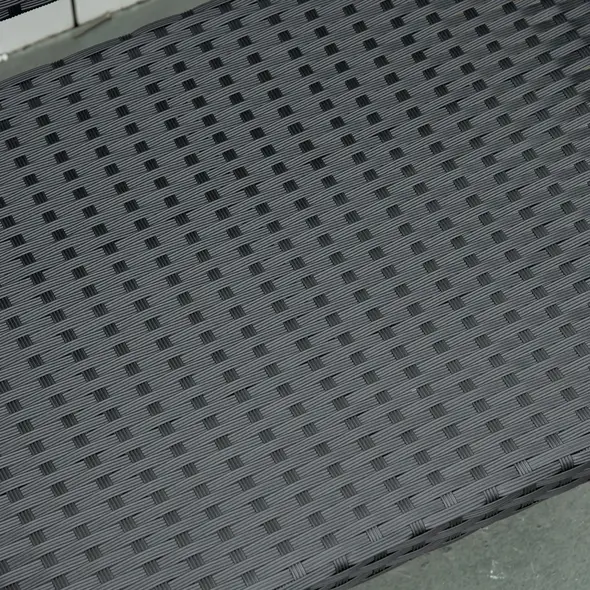 Outsunny 2 Seater Poly Rattan Garden Bench, All Weather Wicker Garden Loveseat, Outdoor Seating Bench with 240 Load Capacity, Backrest and Armrests for Patio, Terrace, Balcony, Black - 9