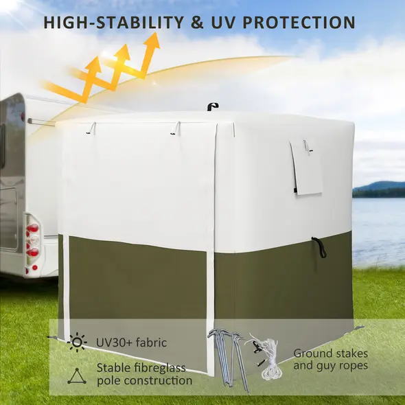 Outsunny 2 x 2m Pop-Up Gazebo, with Accessories - Green - 6