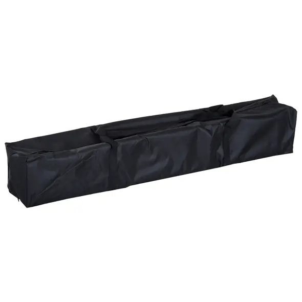 Outsunny 3 M x 3 M Base/ 2.5 M x 2.5 M Top Pop Up Gazebo with Carry Bag, Height Adjustable Slant Leg Party Tent Instant Event Shelter for Garden, Patio, White - 8