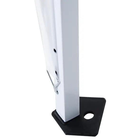 Outsunny 3 M x 3 M Base/ 2.5 M x 2.5 M Top Pop Up Gazebo with Carry Bag, Height Adjustable Slant Leg Party Tent Instant Event Shelter for Garden, Patio, White - 7