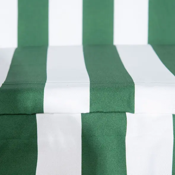 Outsunny 3-Seat Swing Chair Garden Swing Seat with Adjustable Canopy for Patio, Green - 8