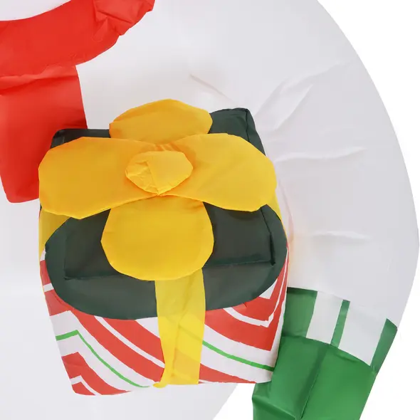 Outsunny 6ft Inflatable Christmas Snowman, with Accessories - 9
