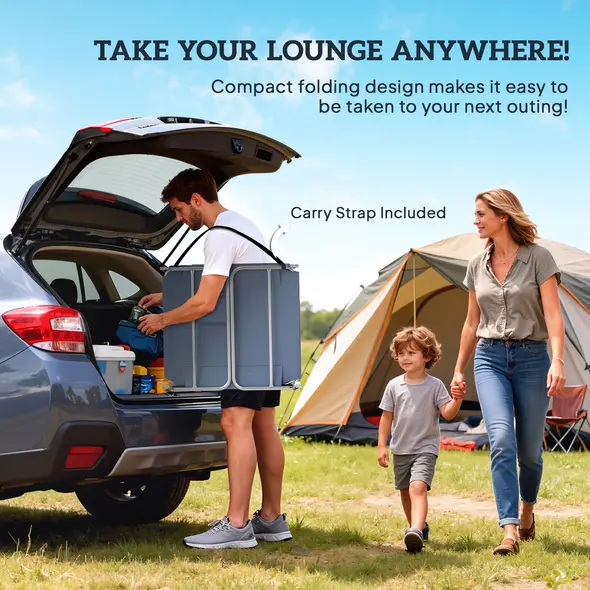 Outsunny Foldable Sun Lounger, Beach Chaise Lounge with Reading Hole, Arm Slots, 5-Position Adjustable Backrest, Side Pocket, Pillow for Garden, Beach, Pool, Grey - 7