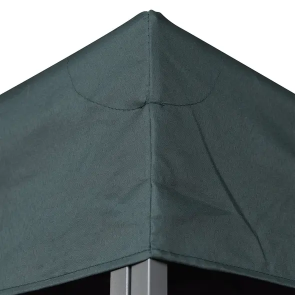 Outsunny Gazebo Roof Replacement, for 3 x 3(m) Frames - Grey - 9