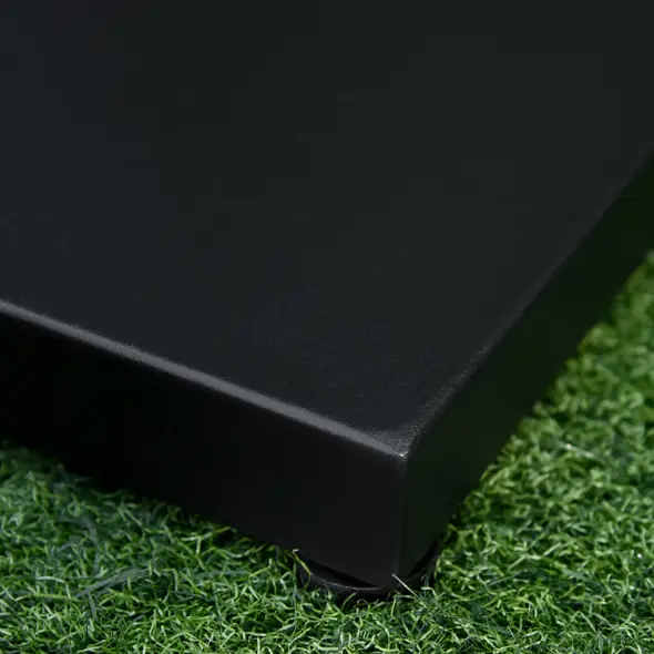 Outsunny Φ35/38/48MM 18KG Steel Square Parasol Stand Base w/ Adjustable Knob Umbrella Stand Garden Patio Outdoor Home, Black - 9