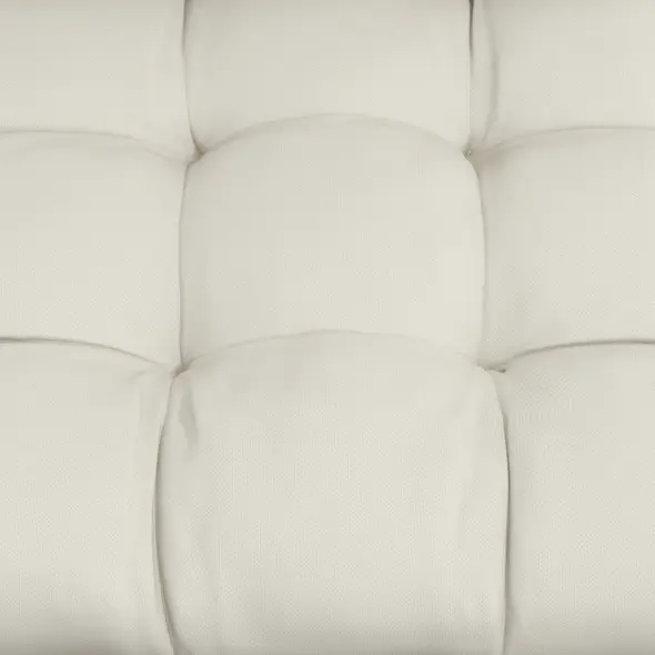 Outsunny Outdoor Garden Seat Cushion with Backrest, Cream White - 9