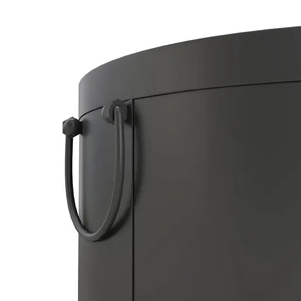 Outsunny Smokeless Fire Pit, 38cm Portable Wood Burning Firepit with Spark Screen and Poker, Low Smoke Camping Bonfire Stove for Garden Patio Picnic, Dark Grey - 9