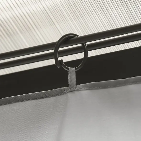 Outsunny Set of Four 3 x 3m Gazebo Replacement Walls - Light Grey - 9