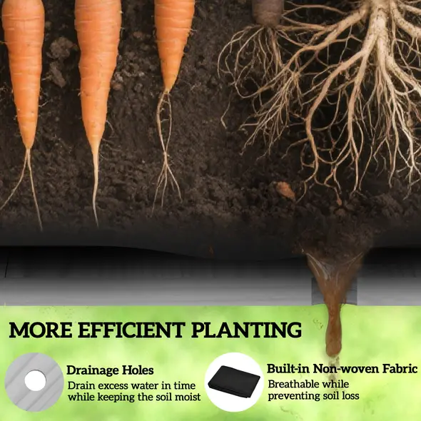 Outsunny Wooden Raised Garden Bed with Bed Liner, Elevated Planter Box with Legs, Light Grey - 6