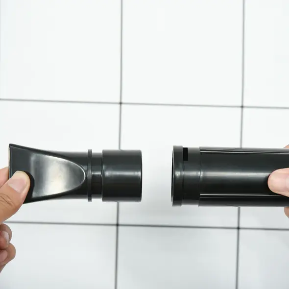 PawHut Dog Hair Dryer Pet Grooming Blaster Dryer Blower Adjustable Temperature Speed with 2.1M Flexible Hose 3 Nozzles - Black - 8