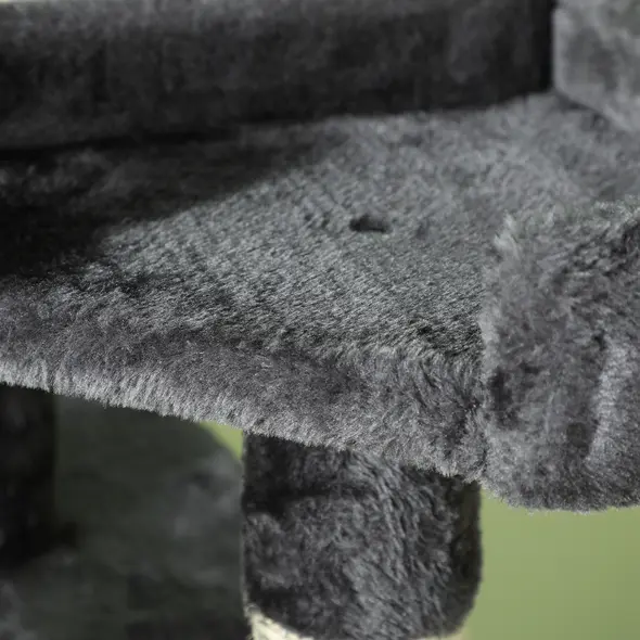 PawHut Cat Tree Scratching House, Activity Play Centre - 9