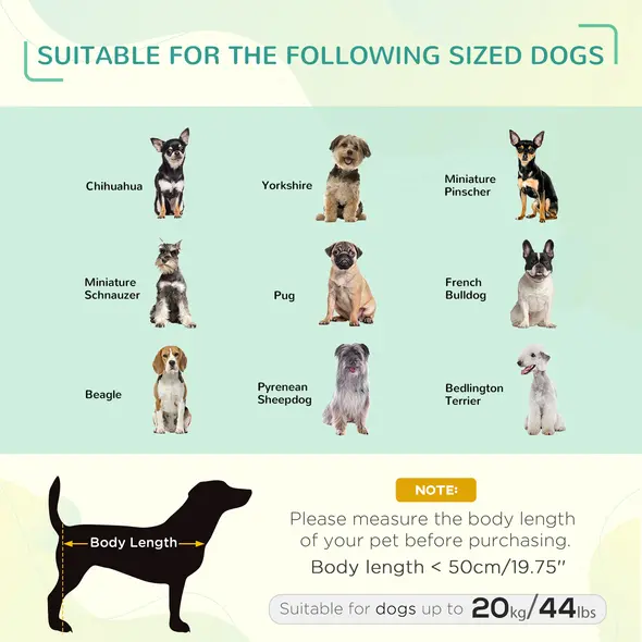 PawHut Raised Dog Bed Cat Elevated Lifted Puppy Pet Elevated Cot Portable Camping Basket – Blue (Medium) - 6