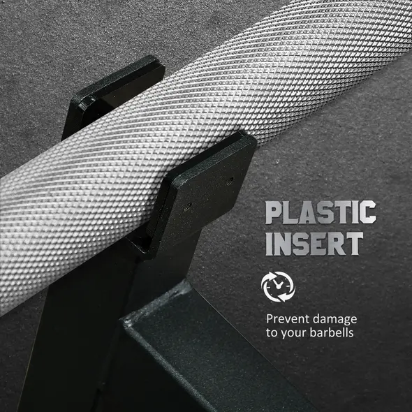 SPORTNOW 120cm Curl Bar and Barbell Set, Barbell Bar for 5cm Weight Plates for Loading 200kg Weight Plates, for Home Gym Weight Training - 7