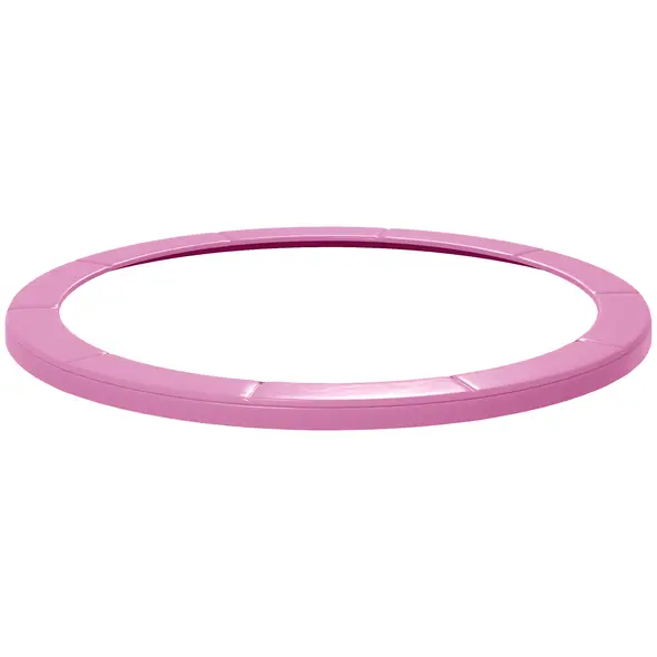 SPORTNOW 10FT Trampoline Spring Cover, Plastic Trampoline Pad Replacement with Elastic Cord, Waterproof, UV Resistant and Tear-Resistant, Pink - 1