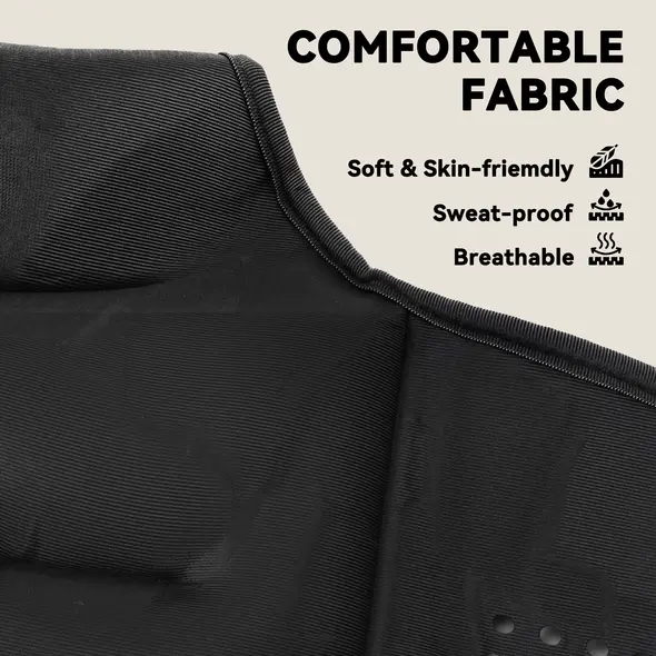 SPORTNOW Weighted Vest, 10 kg Weight Vest with Adjustable Straps, Reflective Strips, Black - 4