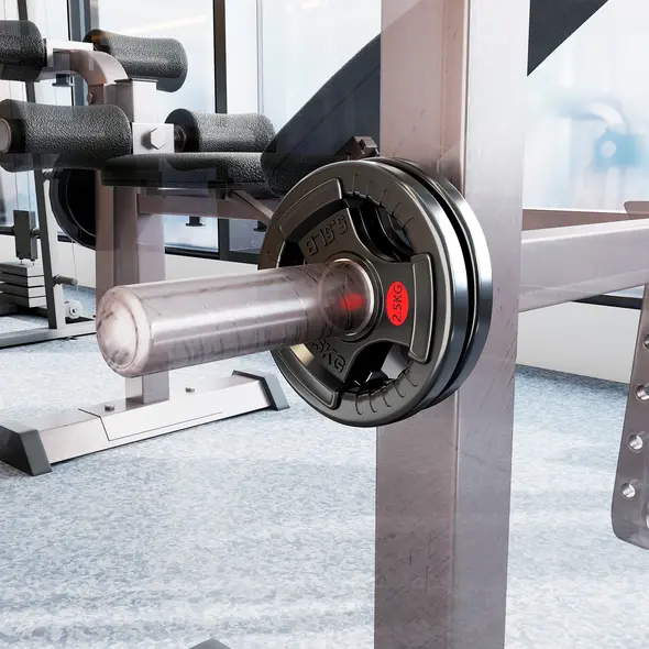 SPORTNOW Olympic Weight Plates, 2"/5cm Weight Disc Pair with Tri-Grips, 2 x 2.5kg Dumbbell Plates for Weightlifting and Strength Training Home Gym Fitness Workout, Black - 9