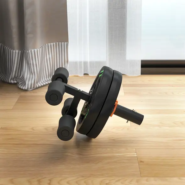 SPORTNOW Tib Bar with 2 x 10kg Olympic Weight Plates, Tibialis Trainer Calf Raise Machine for Shin Splints and Knee Pain Relief, for Home, Gym, Lifting and Strength Training - 2