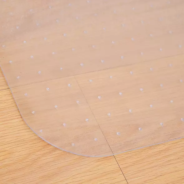 HOMCOM Office Chair Mat for Carpeted Floor, 90 x 120 cm Clear Computer Desk Chair Mat, BPA and Phthalate Free, Non-Slip Floor Protector for Home Office - 9