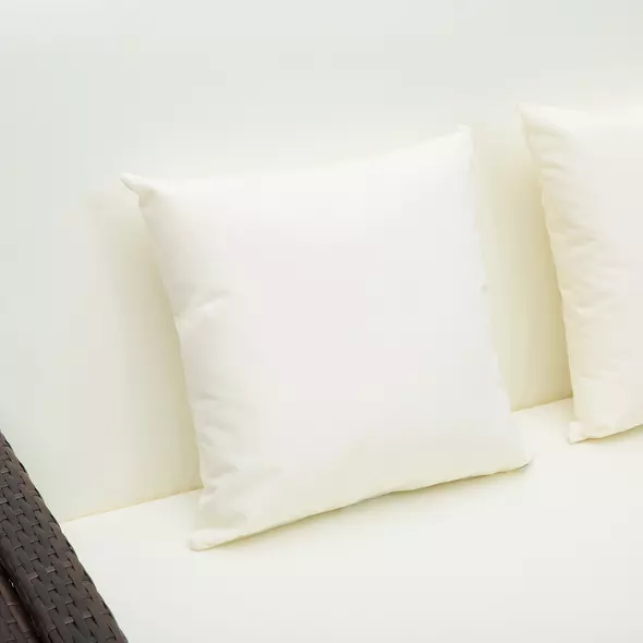 Outsunny Rattan Sun Lounger 2 Seater Day Bed-Brown - 9