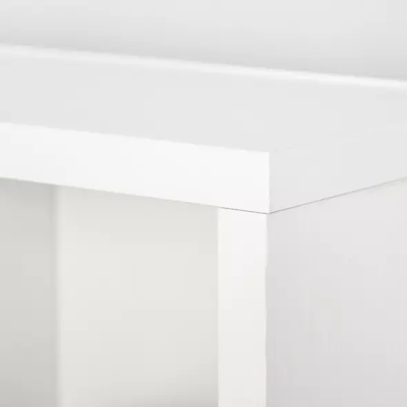 HOMCOM CD Storage Unit with Adjustable Shelves, 89 x 130.5 cm, White - 7