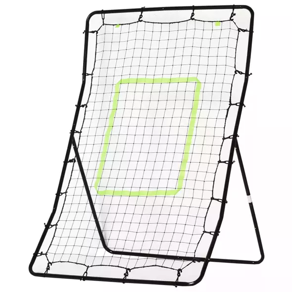 HOMCOM Rebounder Net Playback Game Spot Target Ball Rebounders Training Equipment Play Teaching - 1