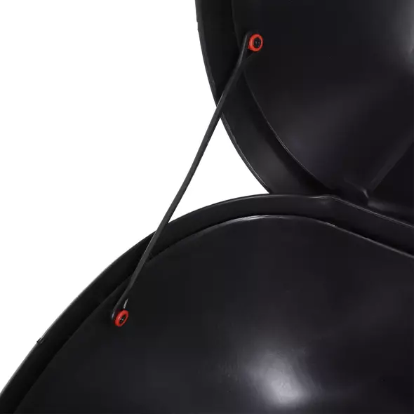 HOMCOM 24L Motorcycle Trunk Hard Tail Bike Top Box Rack Mount Luggage Helmet Storage Carrier Case Universal Scooter w/Keys & Plate - 9