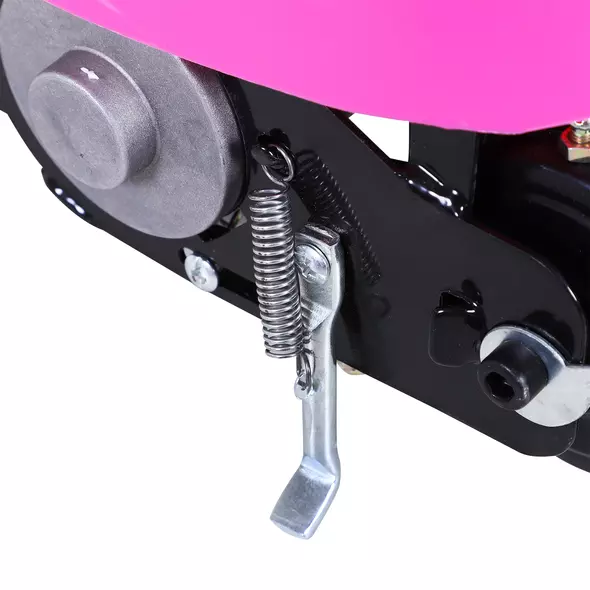 HOMCOM Foldable Electric Scooter Ride on for Kids 12V 120W W/Brake Kickstand-Pink - 8