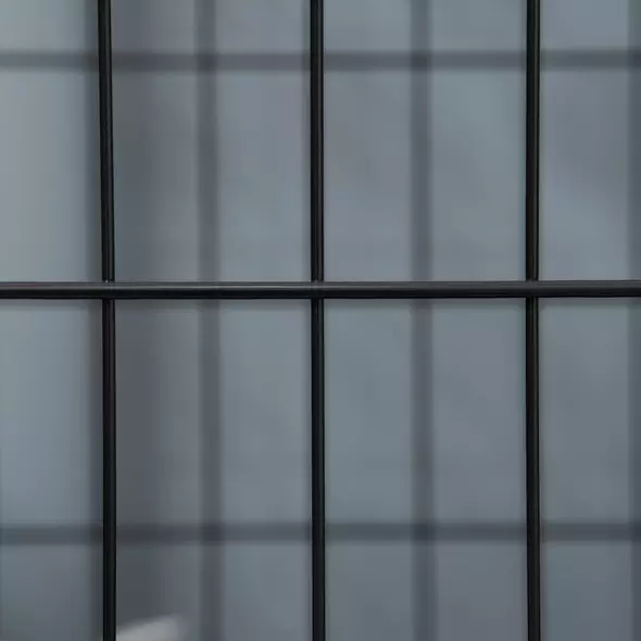 PawHut 43" Heavy Duty Metal Dog Crate Pet Cage with Tray Wheeled Dog Kennel - Black (Large) - 8