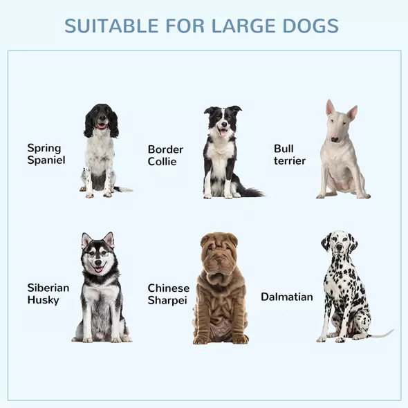 PawHut 43" Heavy Duty Metal Dog Crate Pet Cage with Tray Wheeled Dog Kennel - Black (Large) - 7