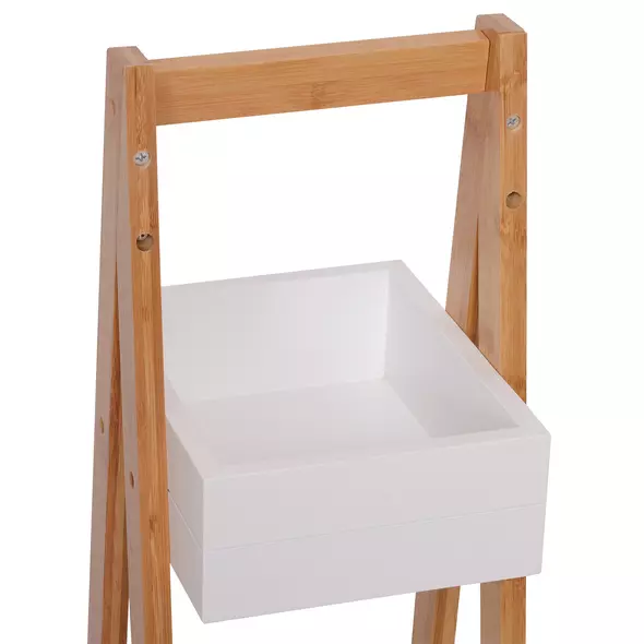 HOMCOM 3 Tier Bathroom Shower Caddy Freestanding Rack Storage Unit Shelf Organiser - 8