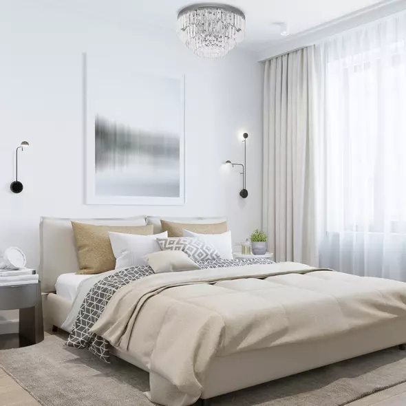 HOMCOM 122 Crystallite Ceiling Chandelier - 2