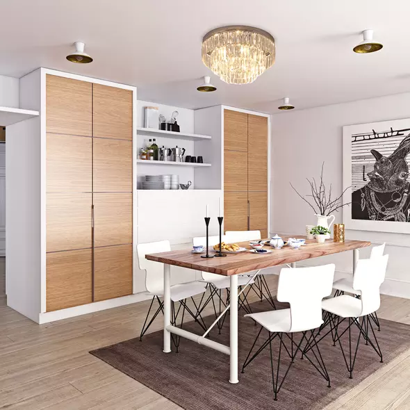 HOMCOM 122 Crystallite Ceiling Chandelier - 7