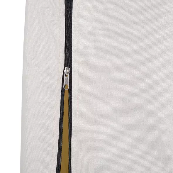 Outsunny Parasol Cover, 600D Oxford Cantilever Umbrella Cover Fit for 2-4m Parasol, Banana Umbrella Protector with Zipper for Outdoor Garden, Patio, White - 7