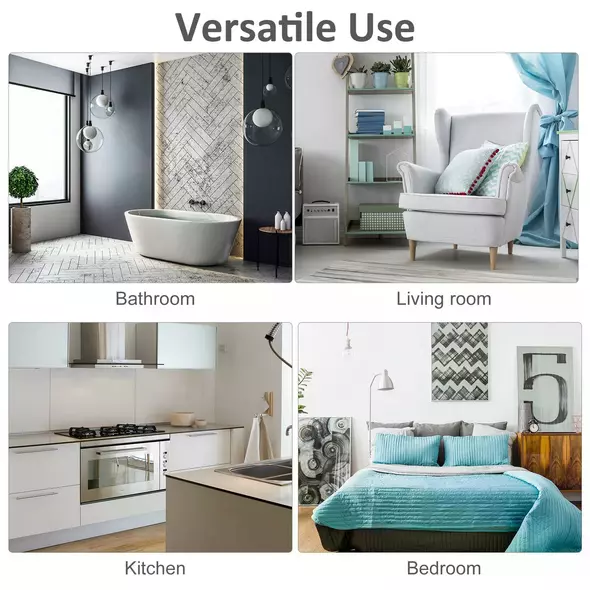 HOMCOM Tall Bathroom Storage Cabinet with Three-position Adjustable Shelves For Neutral Style, Hallway White - 5