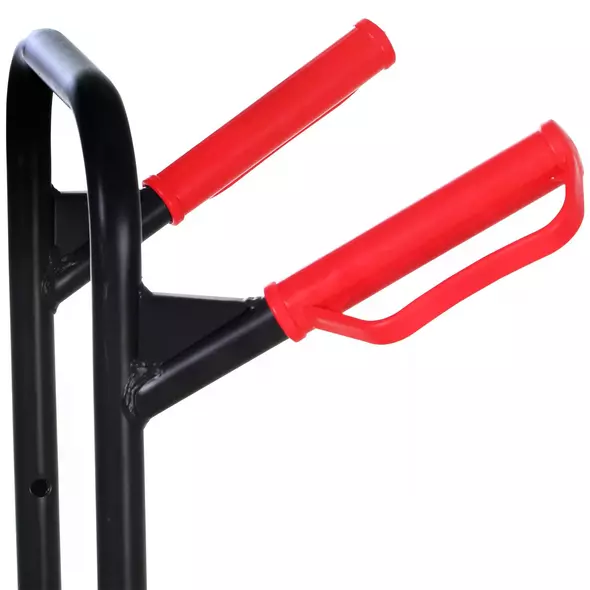 DURHAND Stair Climbing Hand Truck, Heavy Duty Foldable Trolley on Wheels, Multi-Purpose Sack, Steel Truck Moving Trolley, 120kg, Red - 7