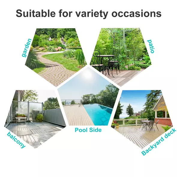 Outsunny Sun Lounger Steel Frame Outdoor Folding Chaise Texteline Lounge Chair Recliner with Headrest & 7 Levels Adjustable Backrest, Brown - 6