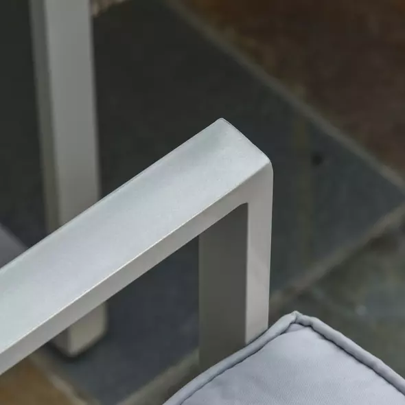 Outsunny 4PC Rattan Garden Furniture Set 2 Single Sofa Arm Chairs 1 Bench with Cushions & Coffee Table Patio Backyard Wicker Weave - 9